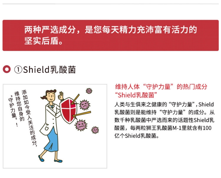 日本狮王 LION 乳酸菌 益生菌 62粒 调理肠胃 图3