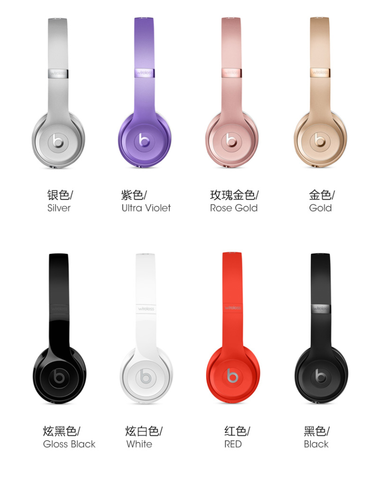 Beats Solo3 Wireless 头戴式蓝牙耳机 内置苹果W1芯片 图14