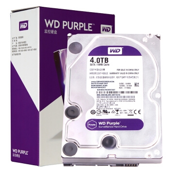 9日6点： WD 西部数据 紫盘 64M 5400 监控机械硬盘 4TB 图1