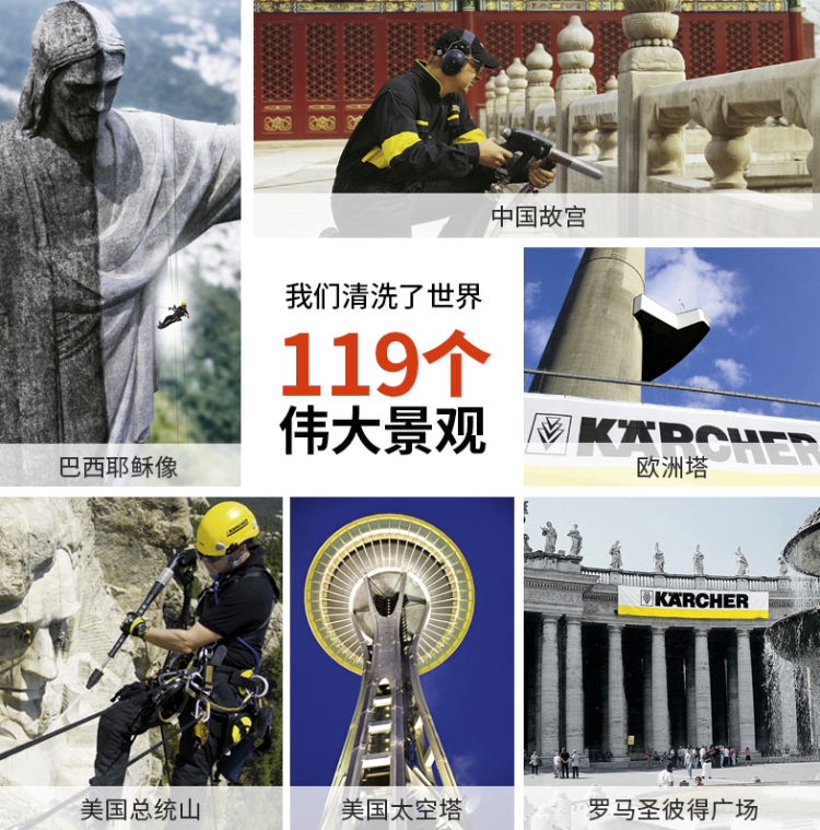 给故宫洗过澡 德国 Karcher 凯驰 便携洗车机 图1