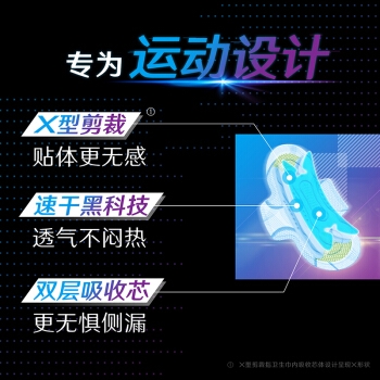 限地区、运费券收割机： Kotex 高洁丝 澳版运动卫生巾 普通流量 230mm 12片装 *10件 图2