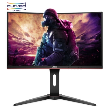 18点开始： AOC C24G1 23.6英寸 VA显示器（1920×1080、1500R、144Hz） 图1