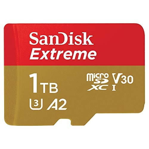 SanDisk Extreme microSD UHS-I 卡，带适配器 仅卡片 1TB 图1