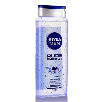 运费券收割机： NIVEA 妮维雅 男士清爽净肤沐浴露 500ml *3件 图5
