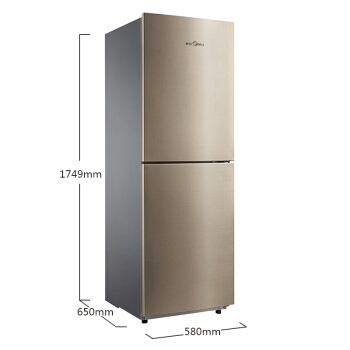 历史低价： Midea 美的 BCD-236WM(E) 236升 双门冰箱 图2