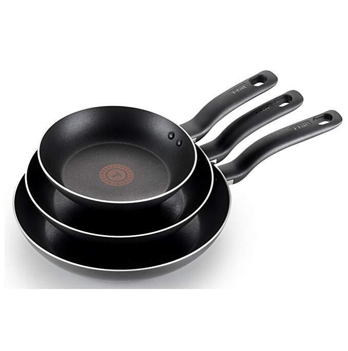T-fal 特福 A857S3 红点平底不粘锅 3件套 图1