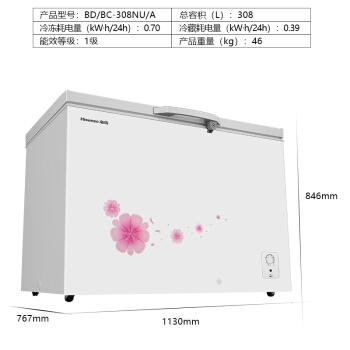 Hisense 海信 BD/BC-308NU/A 308升 冰柜 图3