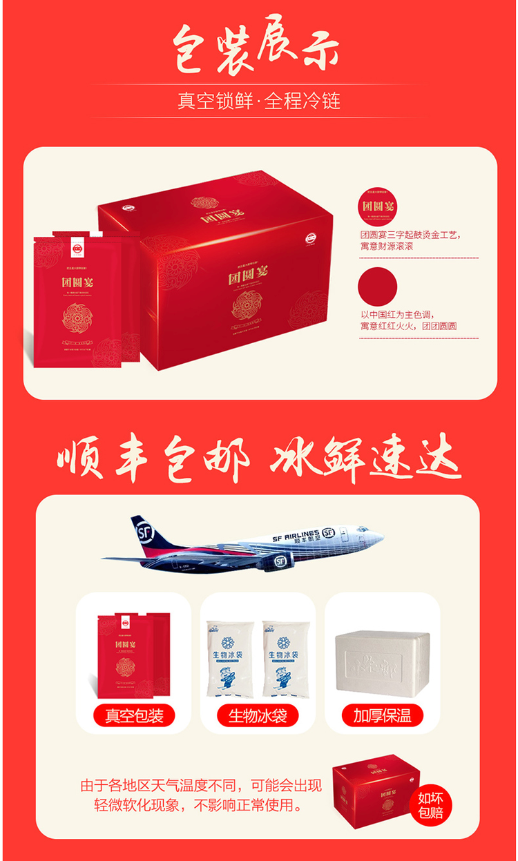 小牛一郎 免洗免切调料 10道半成品年夜饭 净重5650g 图7