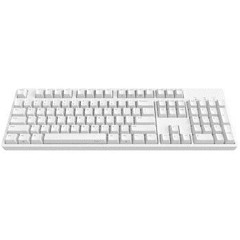iKBC C104 有线机械键盘 104键 Cherry青轴 白色 图2