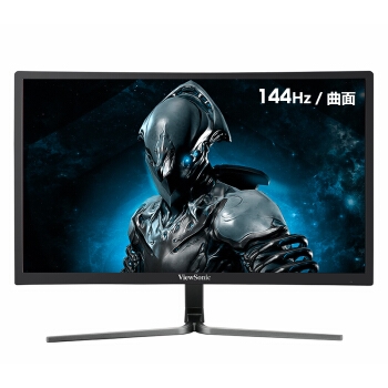 ViewSonic 优派 VX2458-C-mhd 23.6英寸VA曲面电竞显示器（144Hz、FreeSync） 图1
