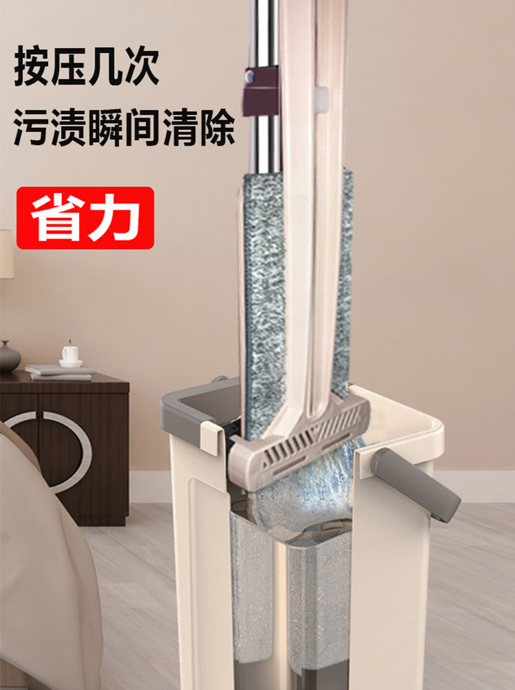 刮刮乐平板拖把 送3块布 图4