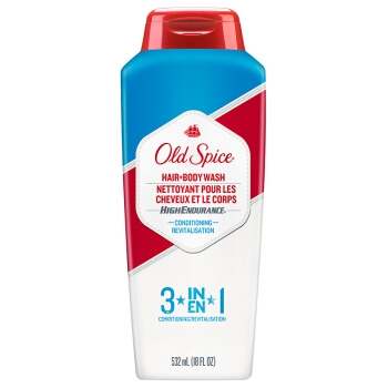 OLD SPICE 欧仕派 男士 3合1洗发润发沐浴露 532ml *4件 图1