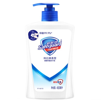 Safeguard 舒肤佳 健康抑菌洗手液 450ml *2件 图1