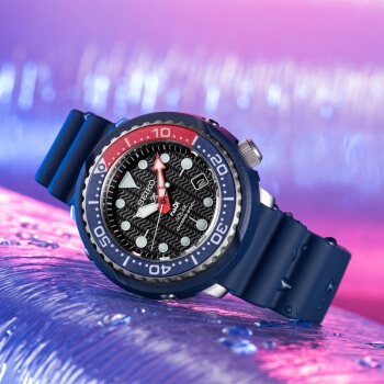 中亚Prime会员： SEIKO 精工 PROSPEX系列 SNE499 男士太阳能潜水腕表 图4