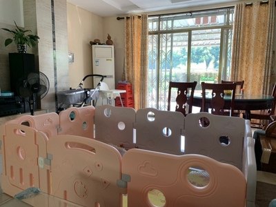 英国 辣妈 Hot Mom 室内宝宝围栏+爬行垫 180*202cm 防越狱 图3