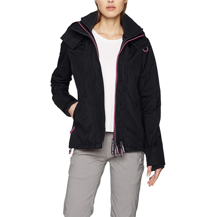 中亚Prime会员： Superdry 极度干燥 Tech Hood Pop Zip 女款防风夹克 图1