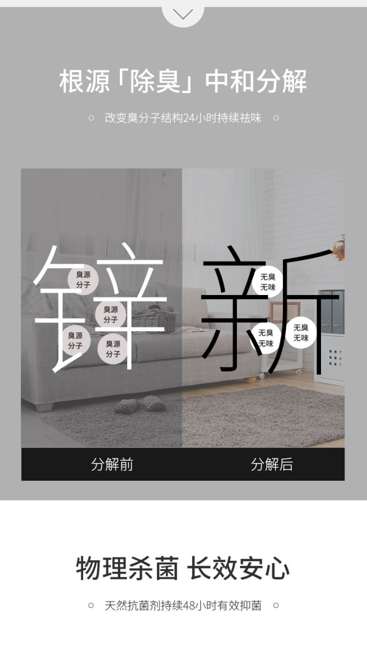 立白 倔强尾巴 宠物消毒液 室内去味杀菌 图5
