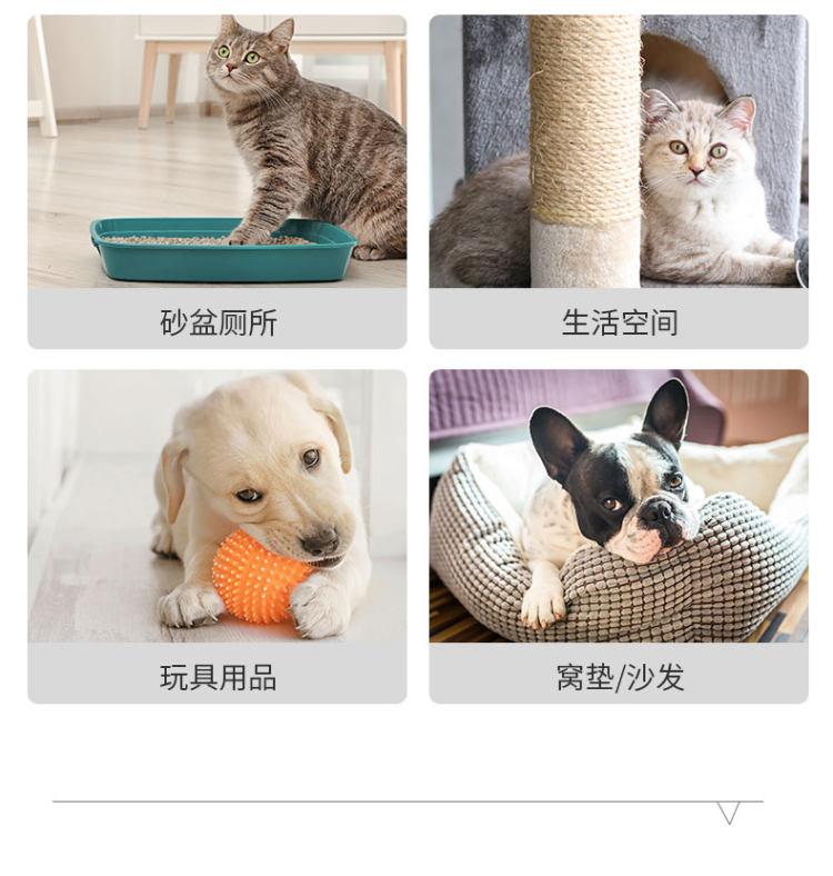 立白 倔强尾巴 宠物消毒液 室内去味杀菌 图3