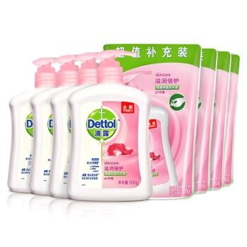 Dettol 滴露 健康抑菌洗手液（500g送300g）×4套 图1