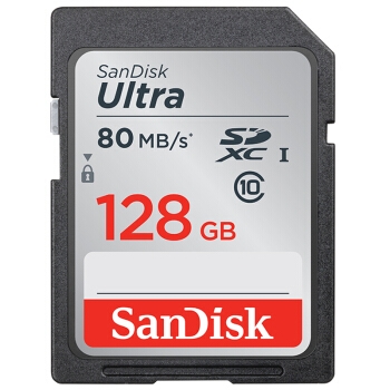 SanDisk 闪迪 Utlra 至尊高速 SDXC SD卡 128GB 图1