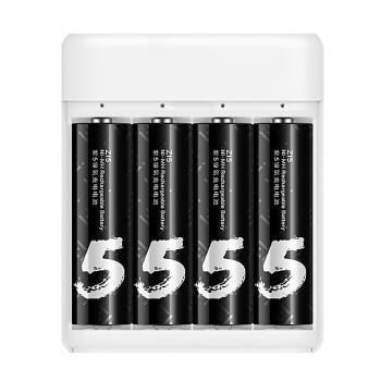 ZMI 紫米 ZI5 镍氢电池充电器 套装版 5号4粒 *2件 图2
