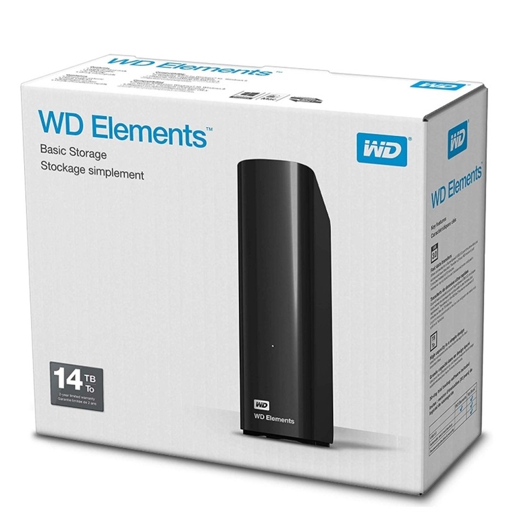 Western Digital 西部数据 Elements 桌面硬盘 14TB 图1