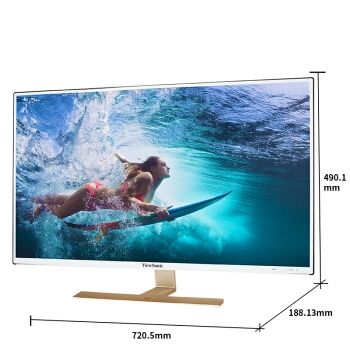 京东PLUS会员： ViewSonic 优派 VX3209-2K 31.5英寸 IPS-ADS显示器（2560×1440） 图2
