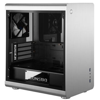 JONSBO 乔思伯 RM3 MINI-MATX机箱 银色 图2