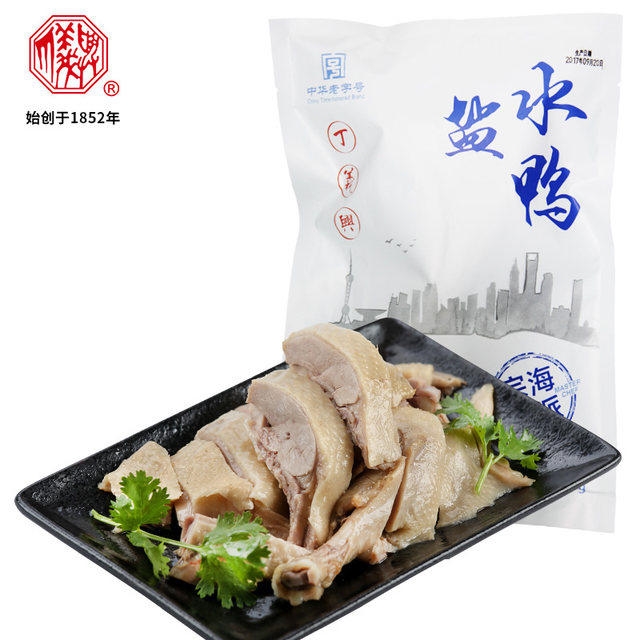 中华老字号 丁义兴 盐水鸭 400g 肥而不腻 图1