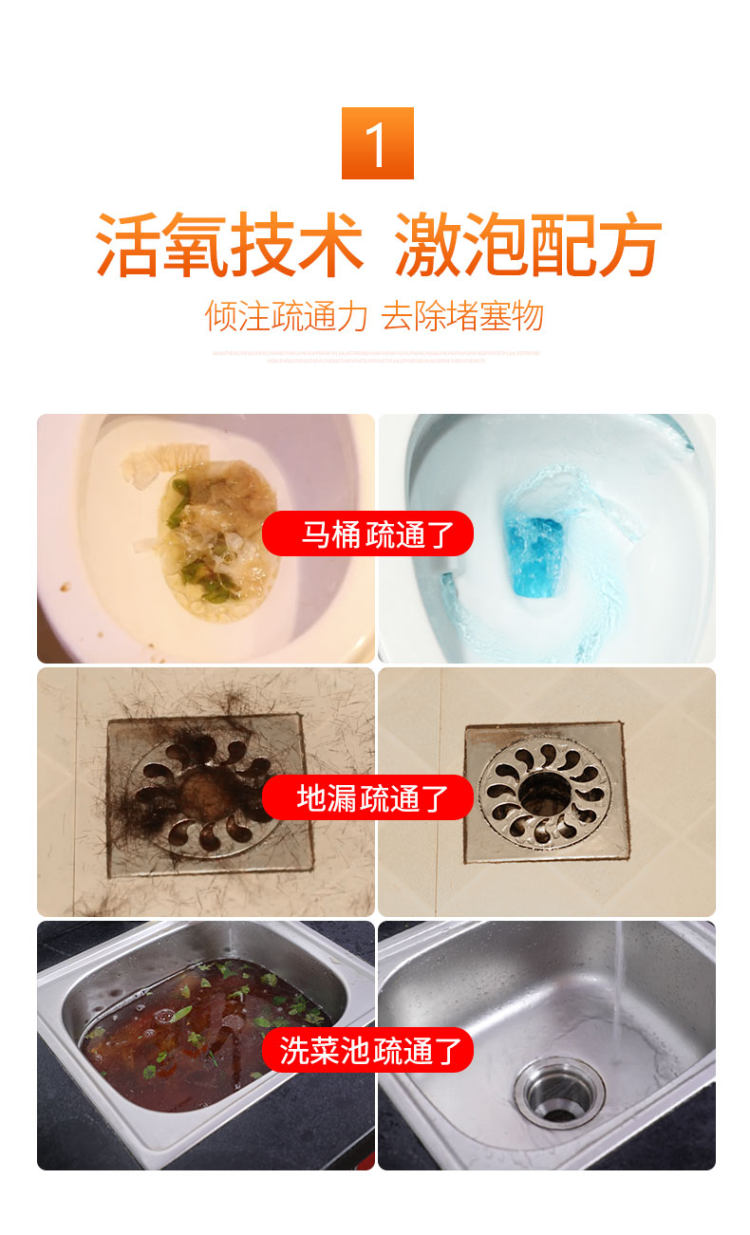 市政同款 橙乐工坊 香橙味管道疏通剂 图6