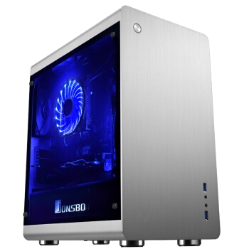 JONSBO 乔思伯 RM3 MINI-MATX机箱 银色 图1
