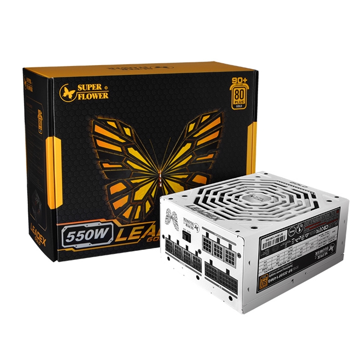 SUPER FLOWER 振华 LEADEX G 550 额定550W 电源（80PLUS金牌/全模组/十年质保） 图1