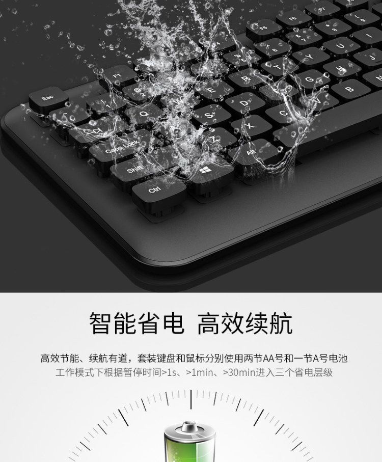 优派  无线键盘鼠标套装 图13