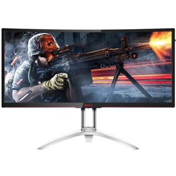 AOC AGON 爱攻II AG352UCG6 35英寸 VA曲面电竞显示器（3440x1440、120Hz、G-Sync） 图1