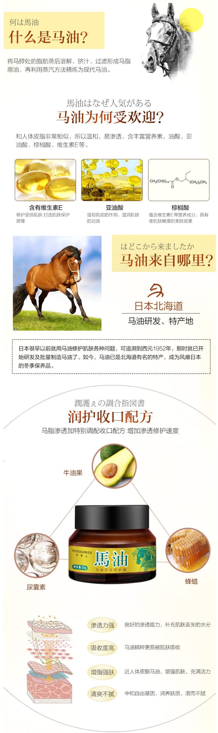 韦香儿 马油防裂膏 50g 图3