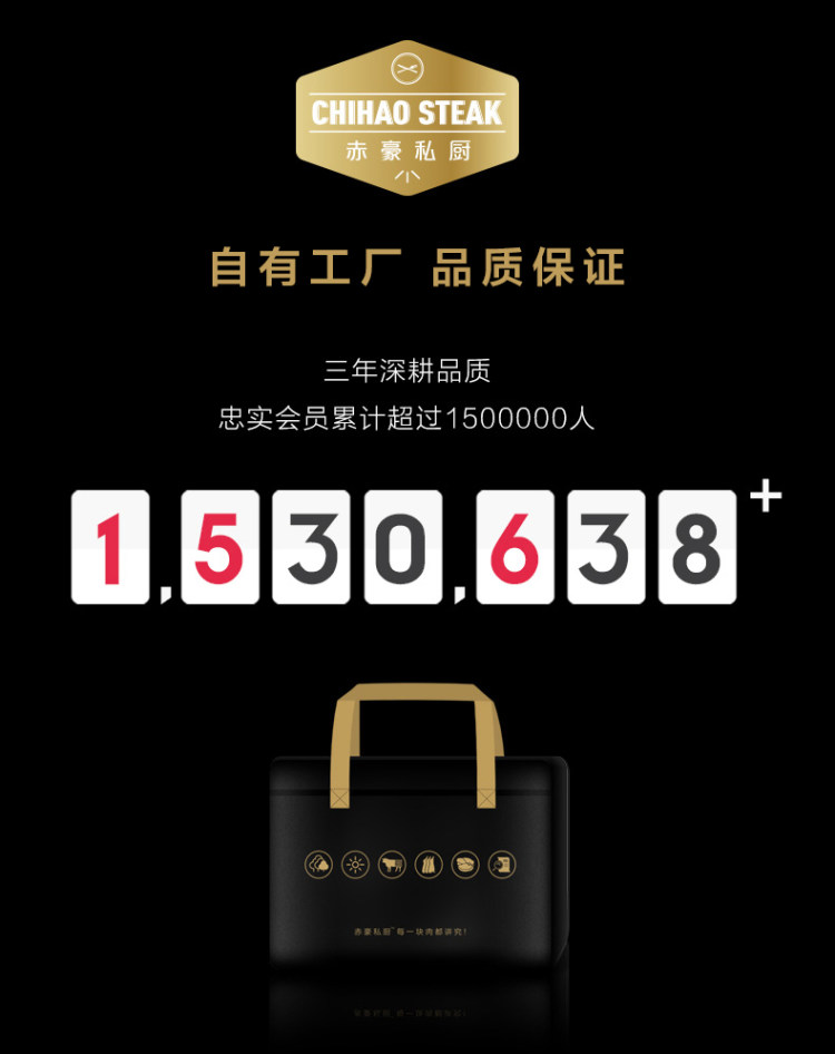 顺丰冷链包邮 赤豪 澳洲进口牛排10片1000克 图7