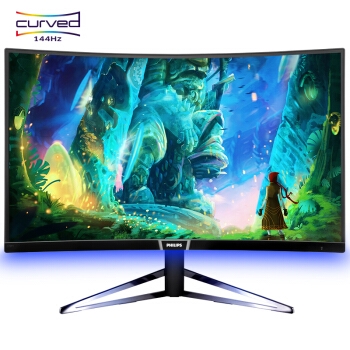 PHILIPS 飞利浦 猛腾 278M6FJMB 27英寸 VA曲面电竞显示器 图3