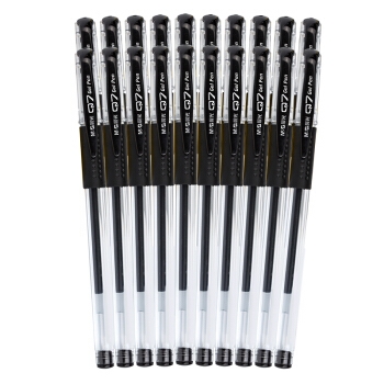 M&G 晨光 AGP30115 子弹头中性笔 0.5mm 20支/盒 *5件 图1
