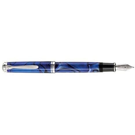 中亚Prime会员： Pelikan 百利金 Souverän M805 F尖钢笔 蓝色沙丘特别版 图1