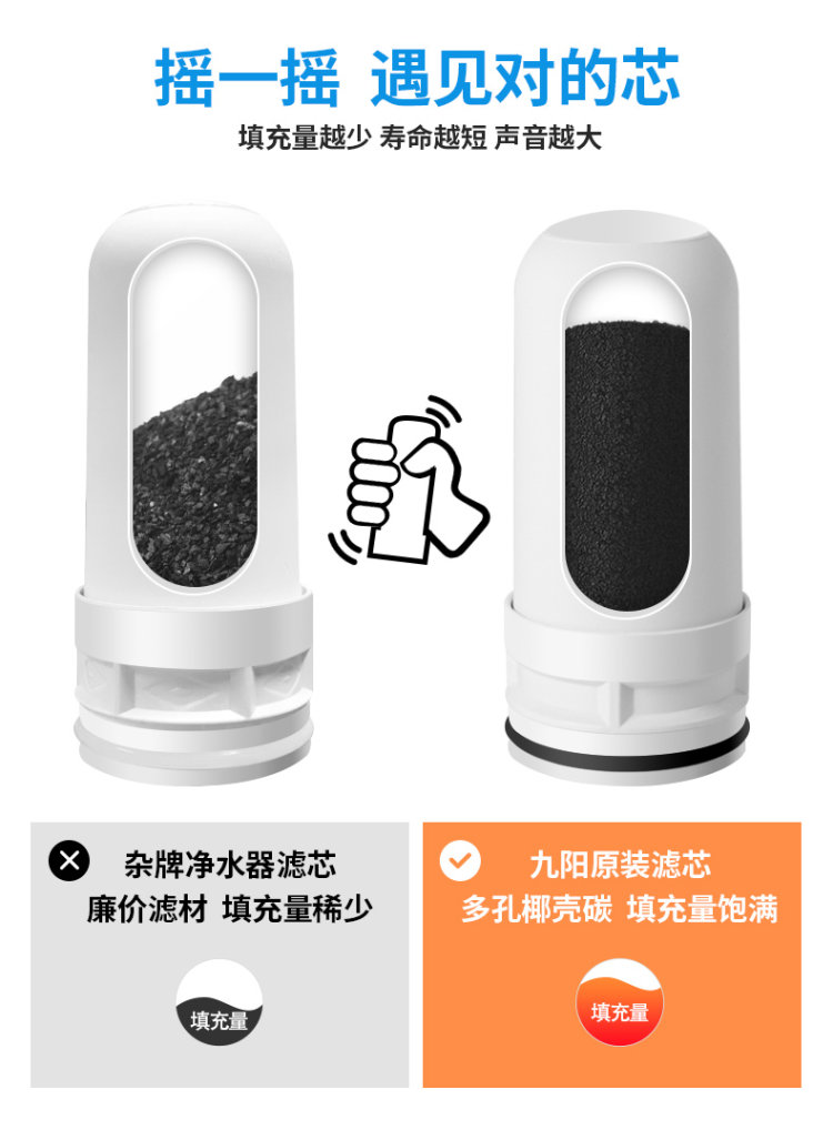 直饮自来水 九阳 水龙头净水器 一机四芯 图3