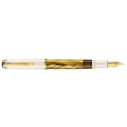 中亚Prime会员： Pelikan 百利金 Classic传统系列 M200 钢笔 F尖 金色大理石纹 图1