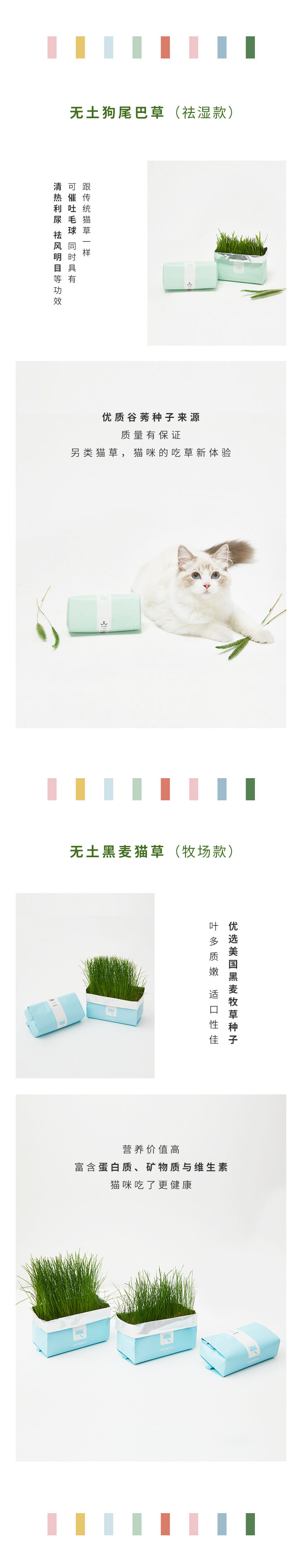 未卡 无土有机猫草 图5