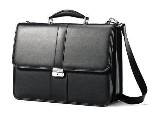 Samsonite 新秀丽 Leather Flapover Case 公文包 图1
