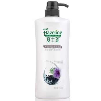 京东PLUS会员： Hazeline 夏士莲养发配方洗发水黑 750g *2件 图1