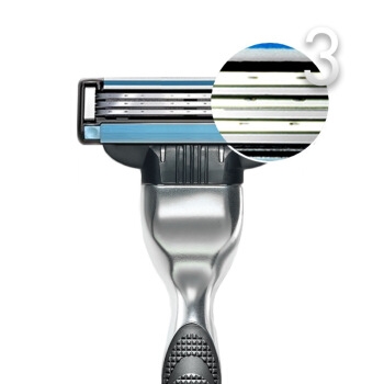 Gillette 吉列 锋速3经典剃须刀（1刀架1刀头+3刀头） +凑单品 图4