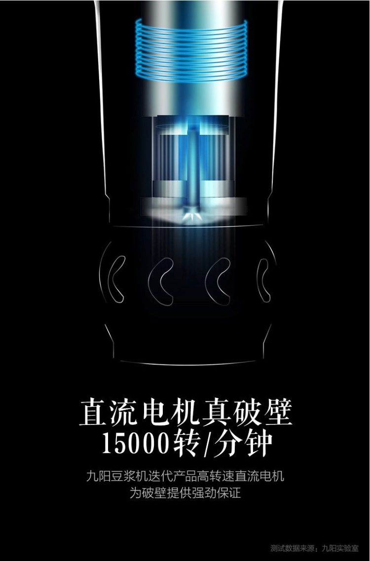 九阳 全自动免滤智能豆浆机 顶盖全息触屏 图6