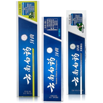27日0点： YUNNANBAIYAO 云南白药 人气牙膏套装3支装 (留兰香型180g+薄荷清爽型210g+冬青香型165g) 图1