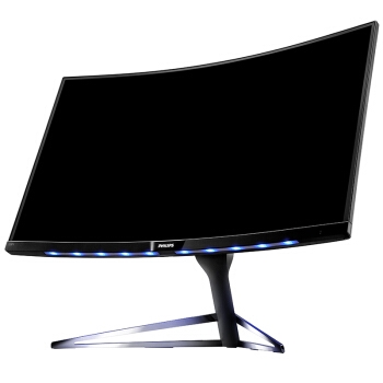 PHILIPS 飞利浦 328M6FJMB 31.5英寸 VA曲面电竞显示器（2560x1440、144Hz、FreeSync、1800R） 图1