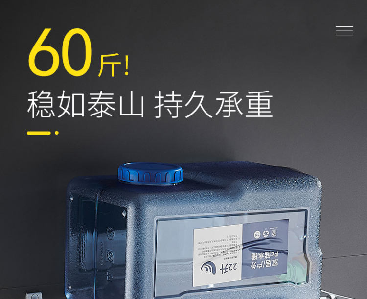 太空铝时尚免打孔毛巾架 图4
