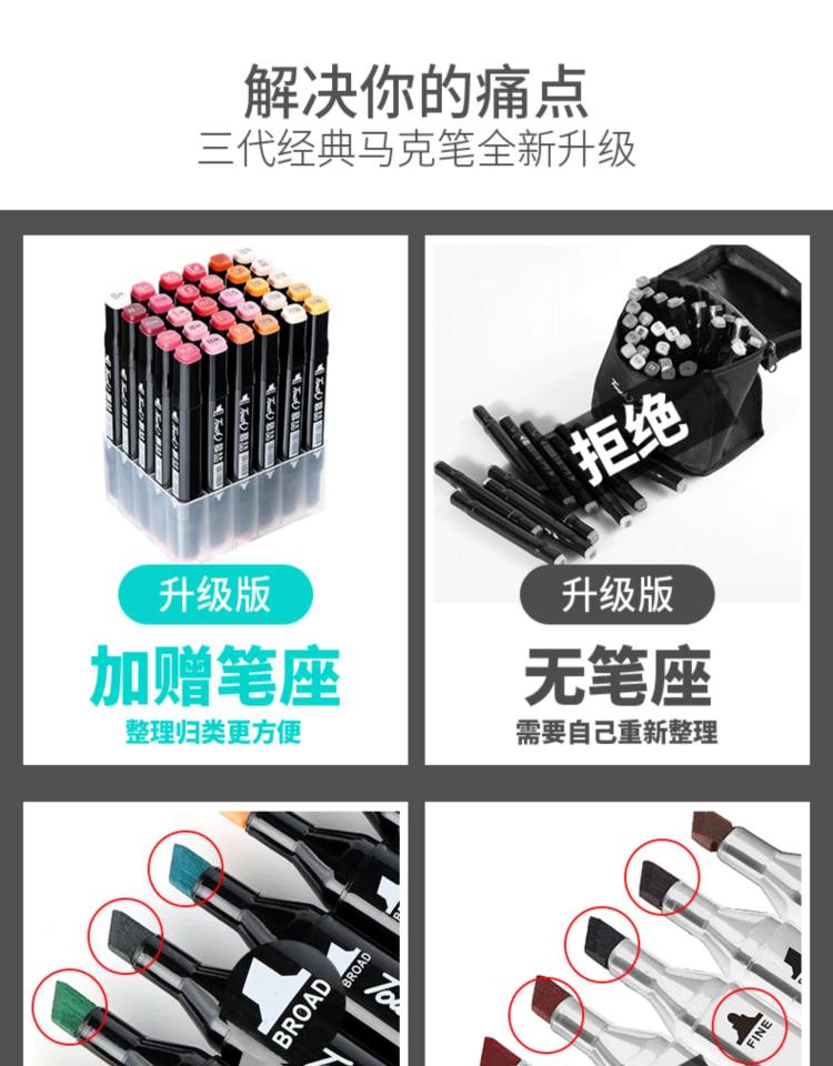 慕喆 马克笔12只套装 过万评价4.9分 图6